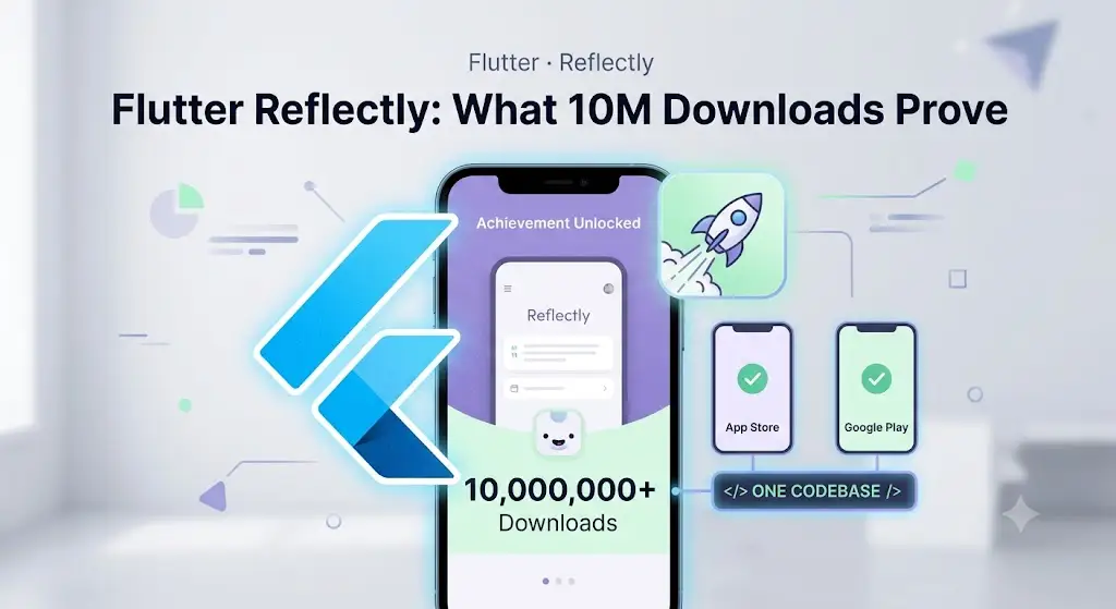 Flutter Reflectly: What 10M Downloads Prove